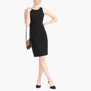 J. Crew Black Suiting Dress